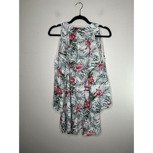 Solitaire Swim Women's Floral Beach Cover Up Dress Pullover Size Small N… - Picture 15 of 16